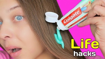 7 ЛАЙФХАКОВ для волос / Beauty Life HACKS / Tanya StreLove смотреть онлайн видео