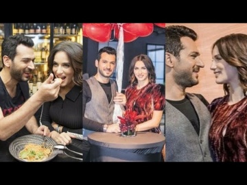 Мурат Йылдырым впервые кормит Имане Эльбани публично в ресторане Очень мило смотреть онлайн
