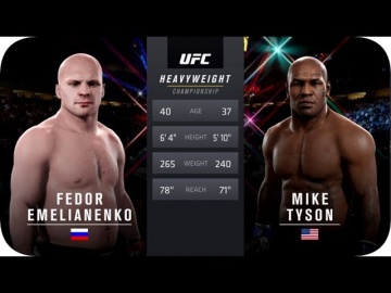 UFC 2 БОЙ Федор Емельяненко vs Майка Тайсона (com.vs com.) - видео смотреть онлайн