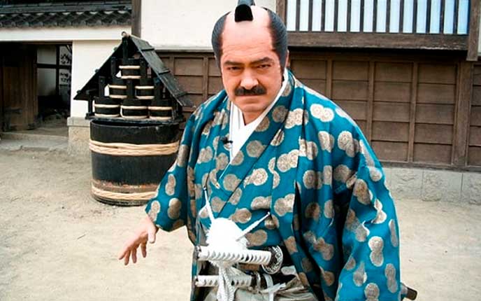 В образе самурая