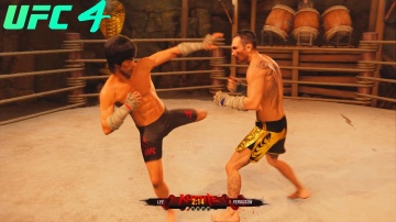 Bruce Lee vs Anthony Ferguson FIGHT UFC 4 / Брюс Ли vs Тони Фергюсон Бой в UFC 4