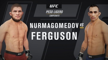 EA UFC4-Khabib Nurmagomedov vs Tony Ferguson (CPU vs CPU) (Legendary)