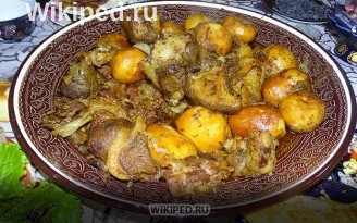 Казан-кебаб и шашлык из корейки баранины